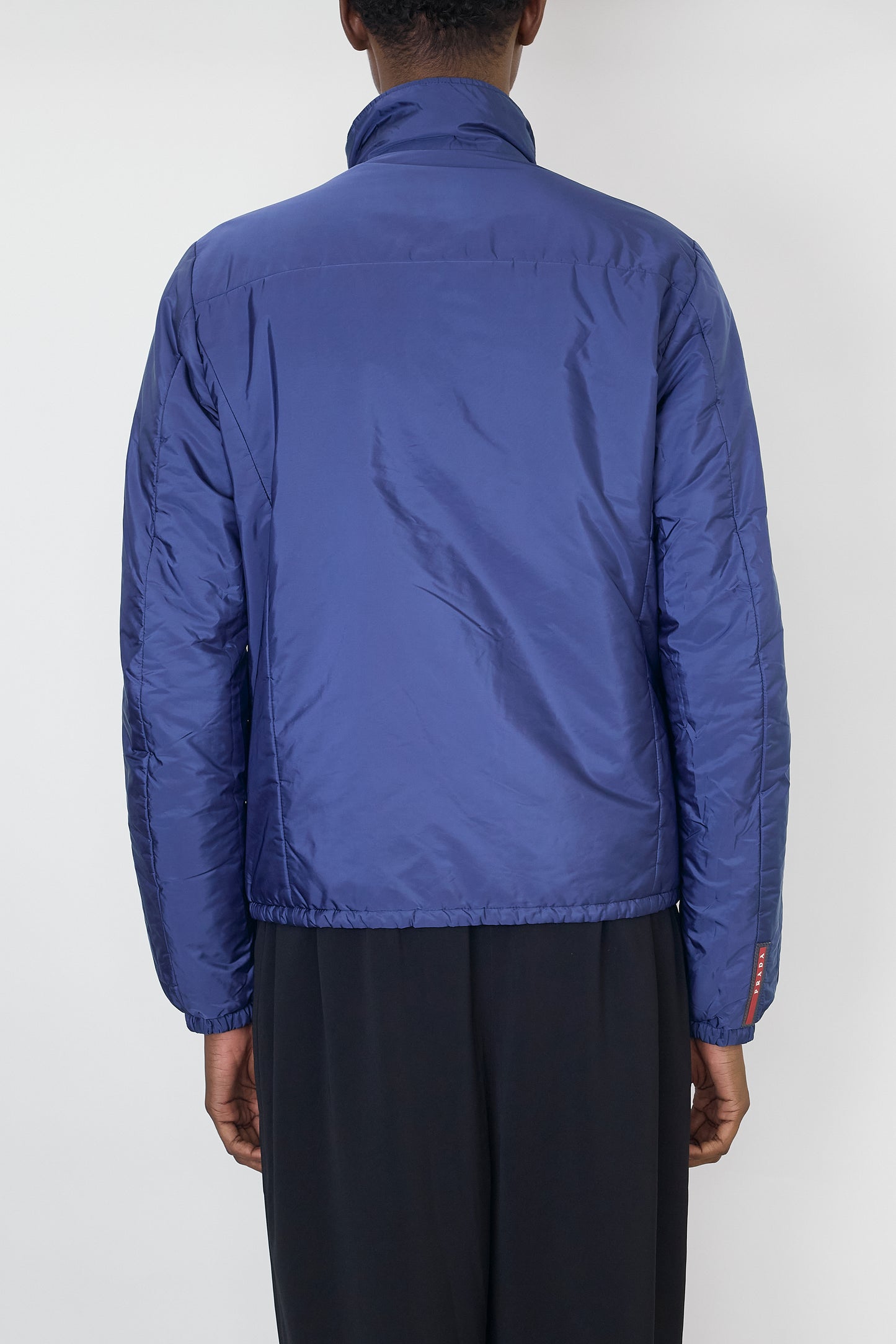 PRADA GRAY NAVY REVERSIBLE PADDED JACKET