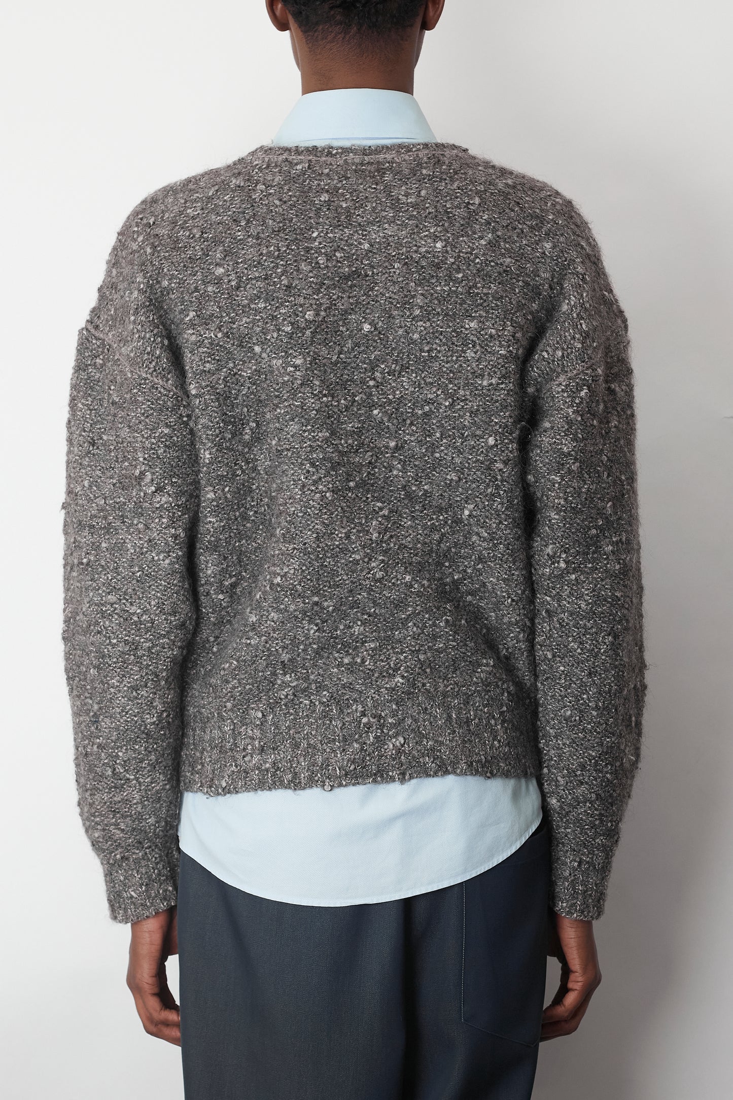 ISSEY MIYAKE MEN WOOL SHAGGY KNIT