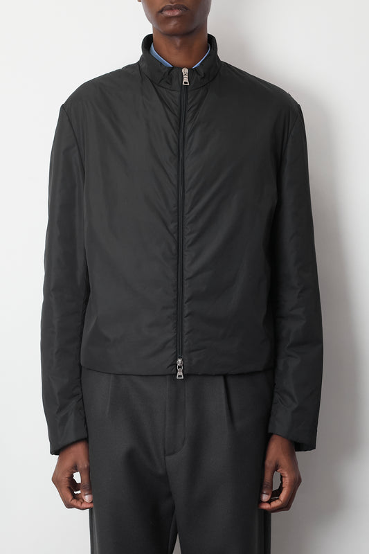 PRADA BLACK TECH NYLON SHORT JACKET