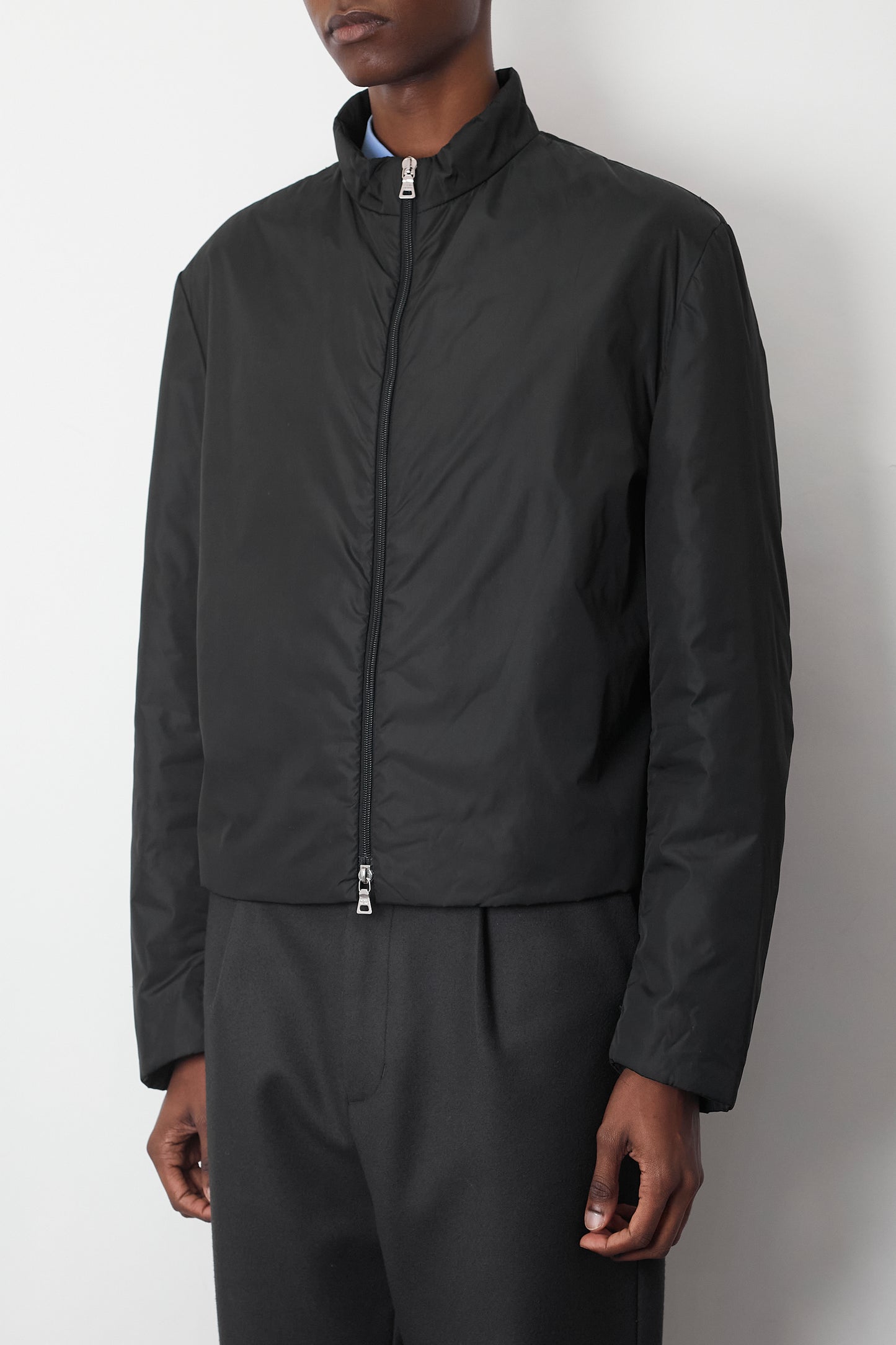 PRADA BLACK TECH NYLON SHORT JACKET