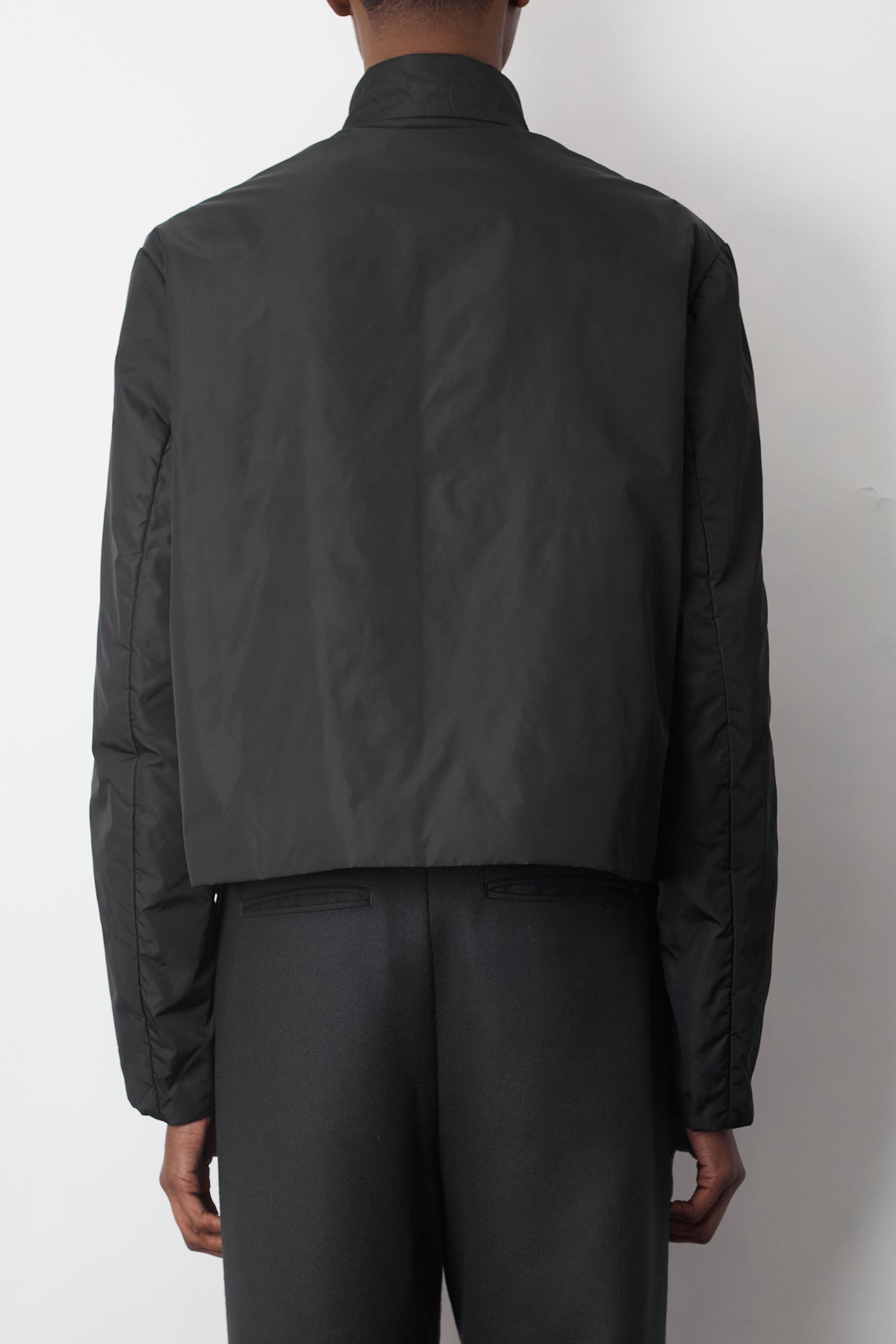 PRADA BLACK TECH NYLON SHORT JACKET