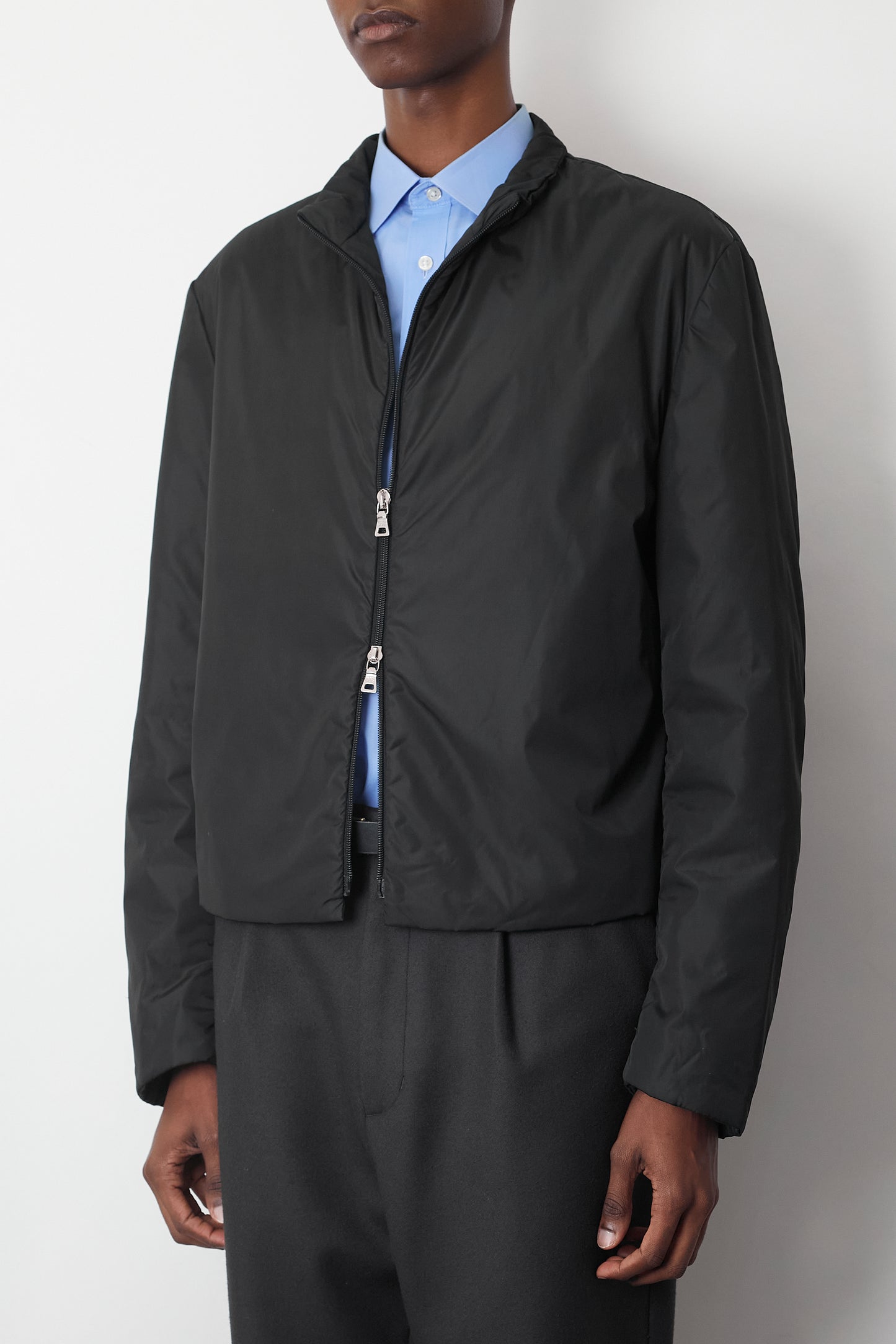 PRADA BLACK TECH NYLON SHORT JACKET