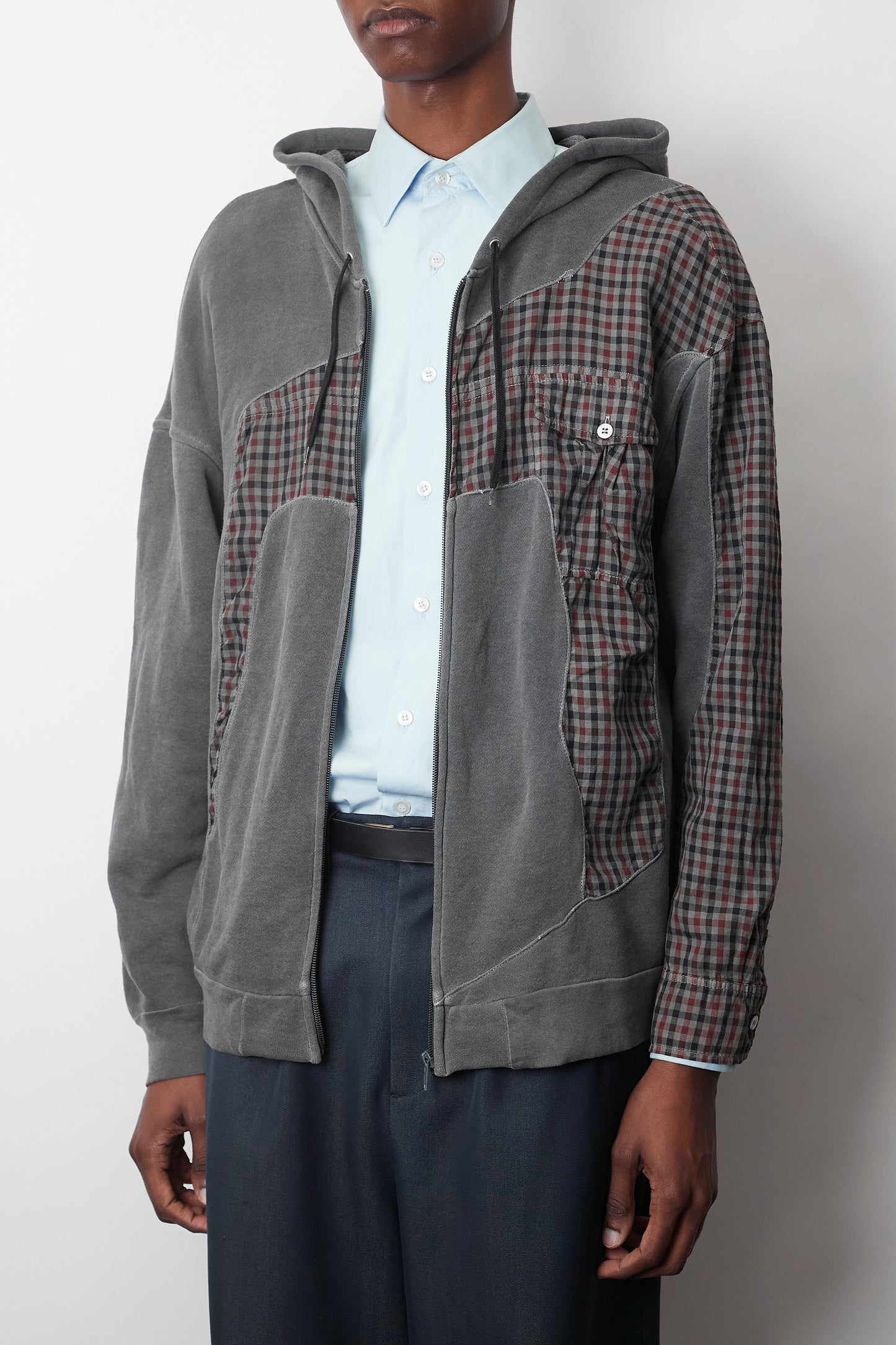 HUSSEIN CHALAYAN DESIGNED ZIP UP HOODIE