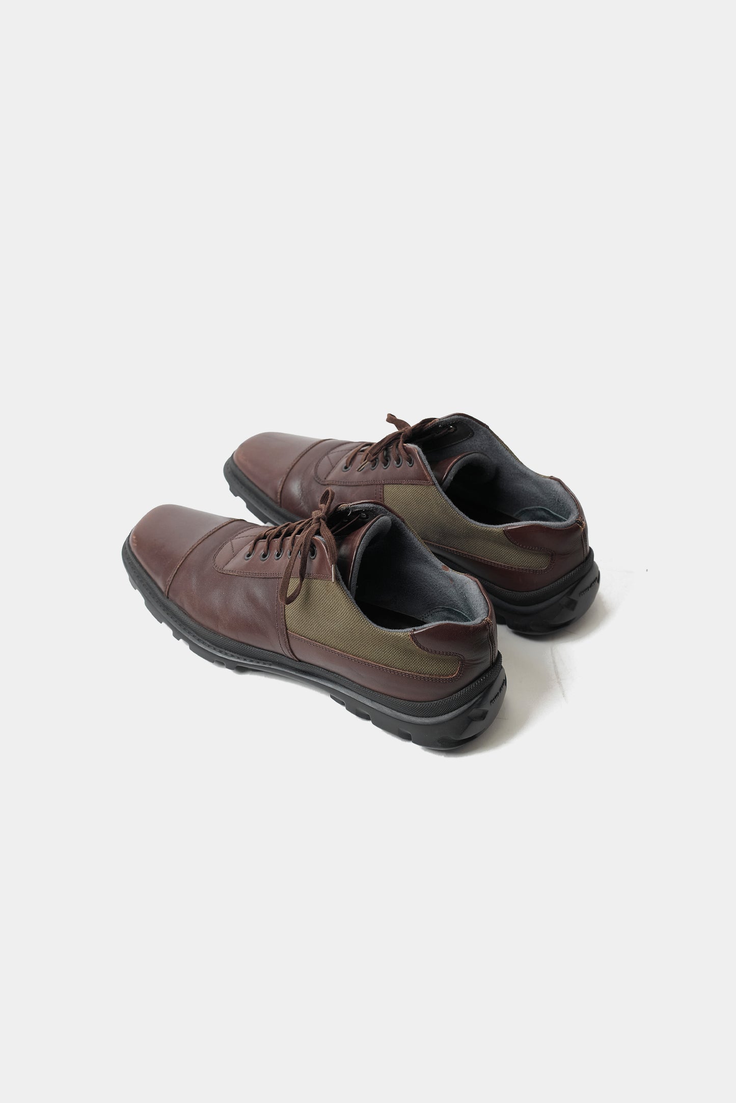 MIU MIU BROWN ACTIVE LEATHER SHOES