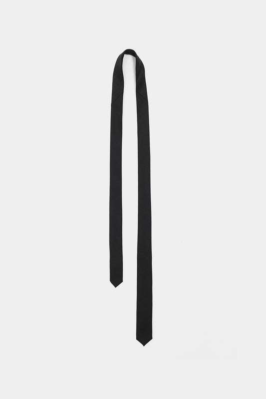 NTRUL NARROW WOOL TIE BLACK