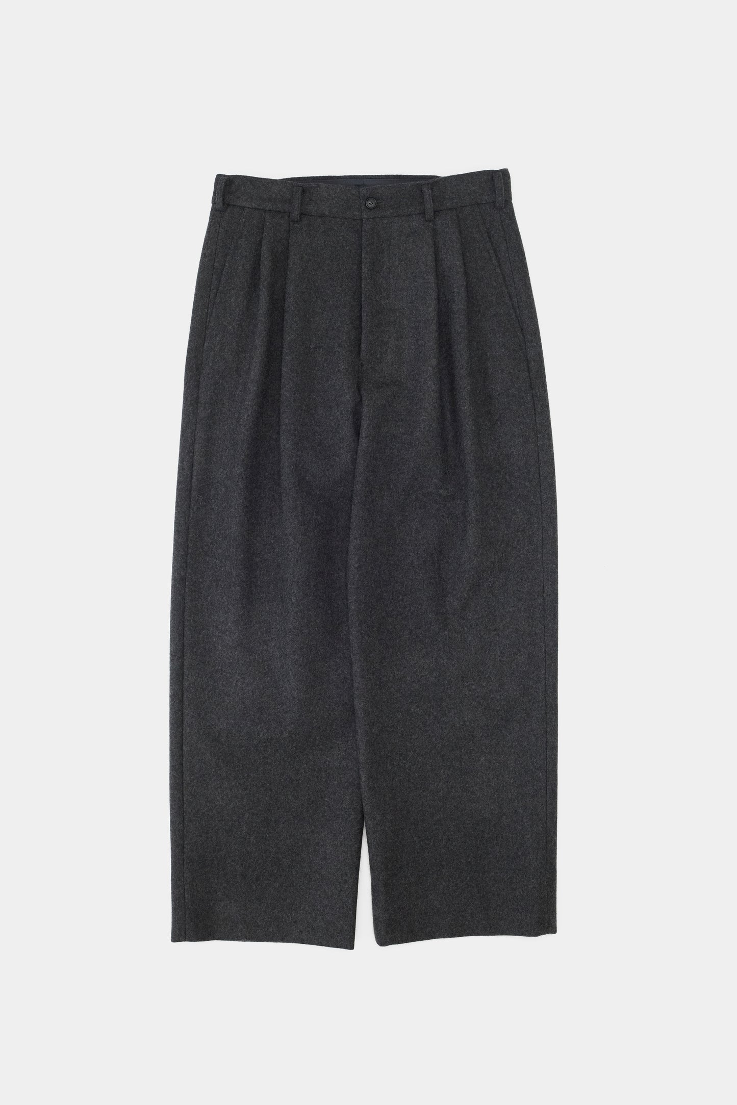NTRUL CLASSIC MELTON TROUSERS GRAY