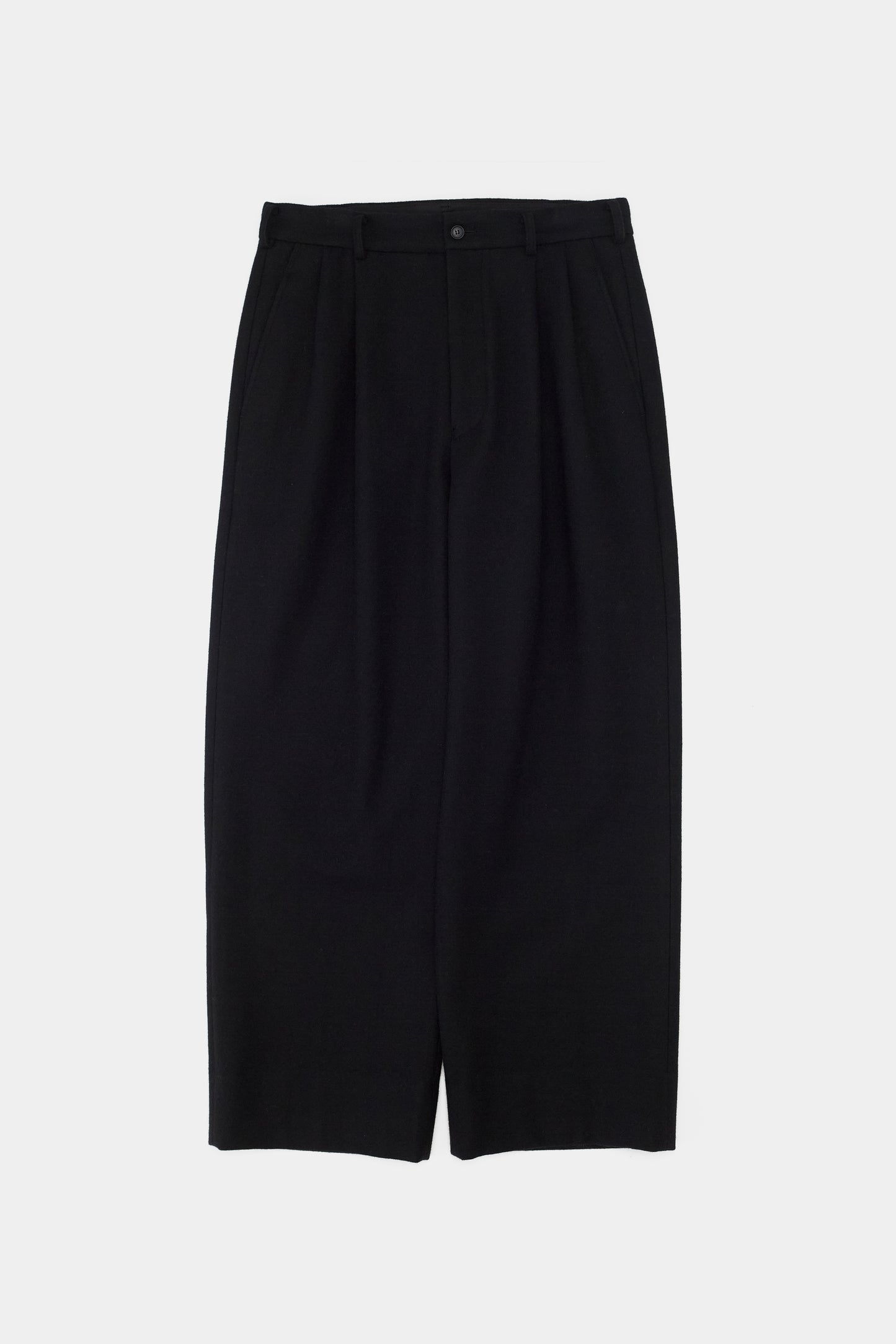 NTRUL CLASSIC MELTON TROUSERS BLACK