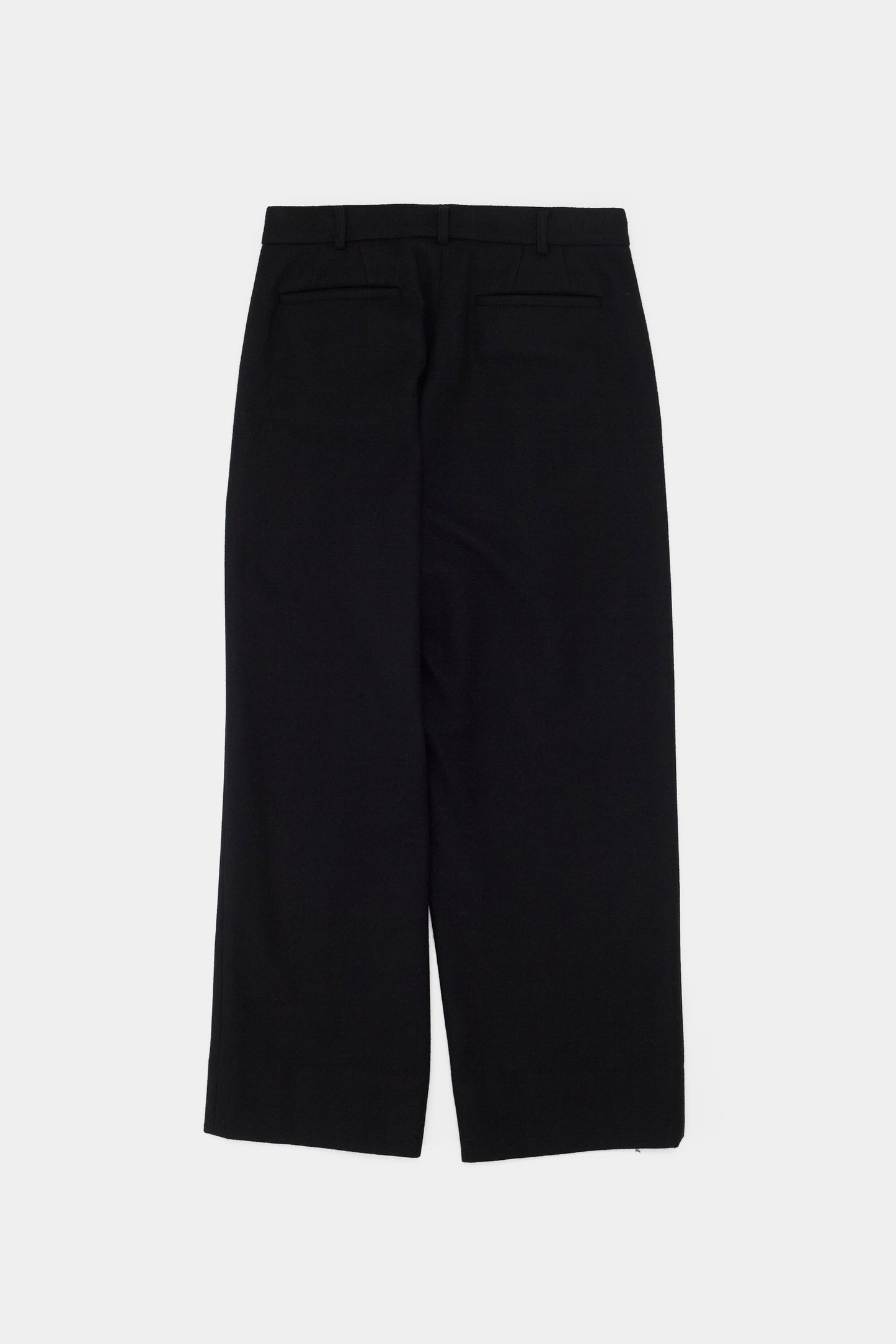 NTRUL CLASSIC MELTON TROUSERS BLACK