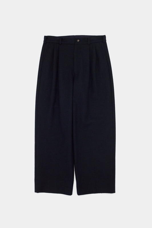 NTRUL CLASSIC MELTON TROUSERS NAVY