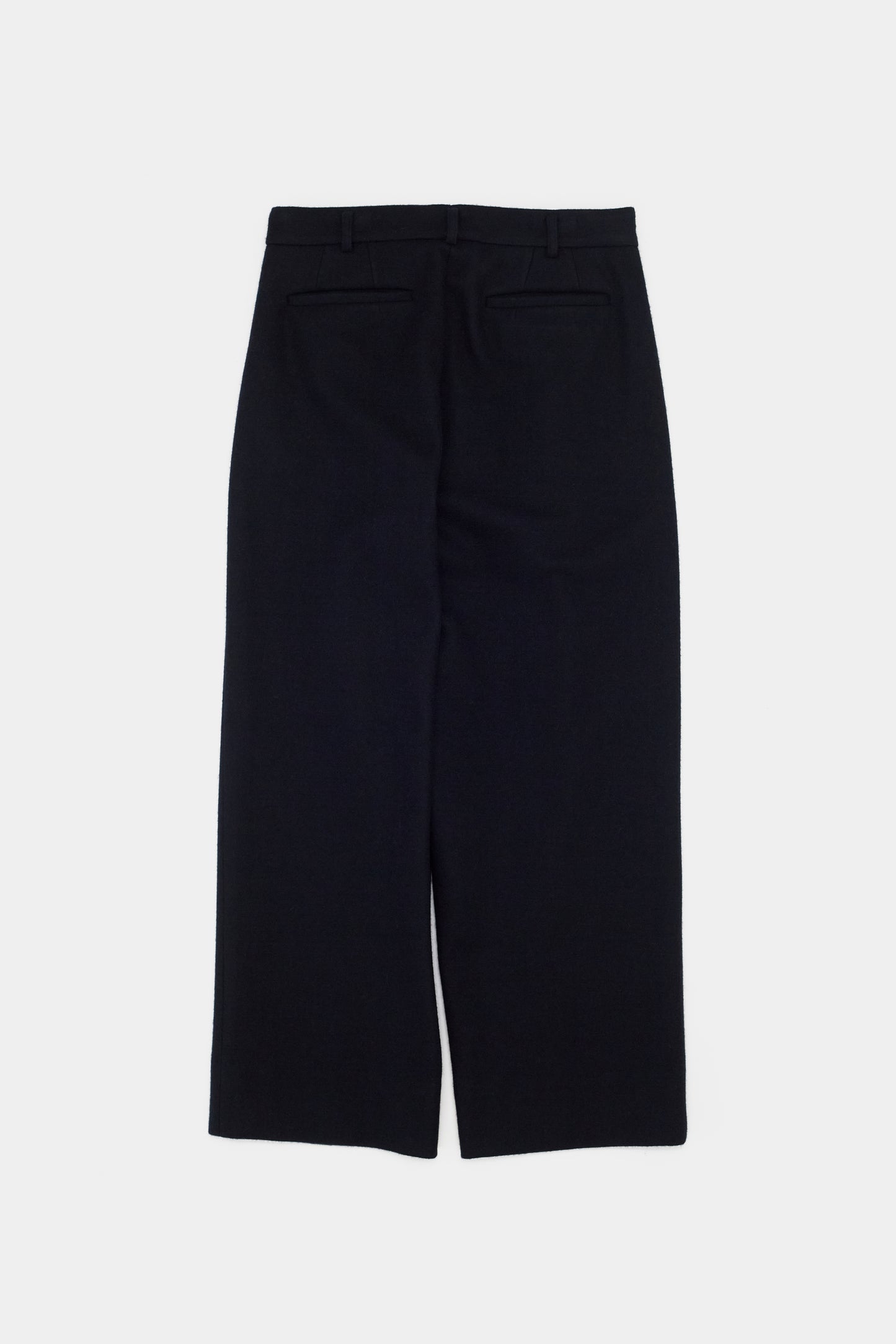 NTRUL CLASSIC MELTON TROUSERS NAVY