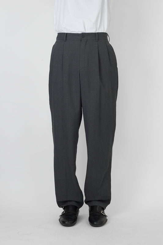 A.A.R BY YOHJI YAMAMOTO GRAY WOOL PANTS