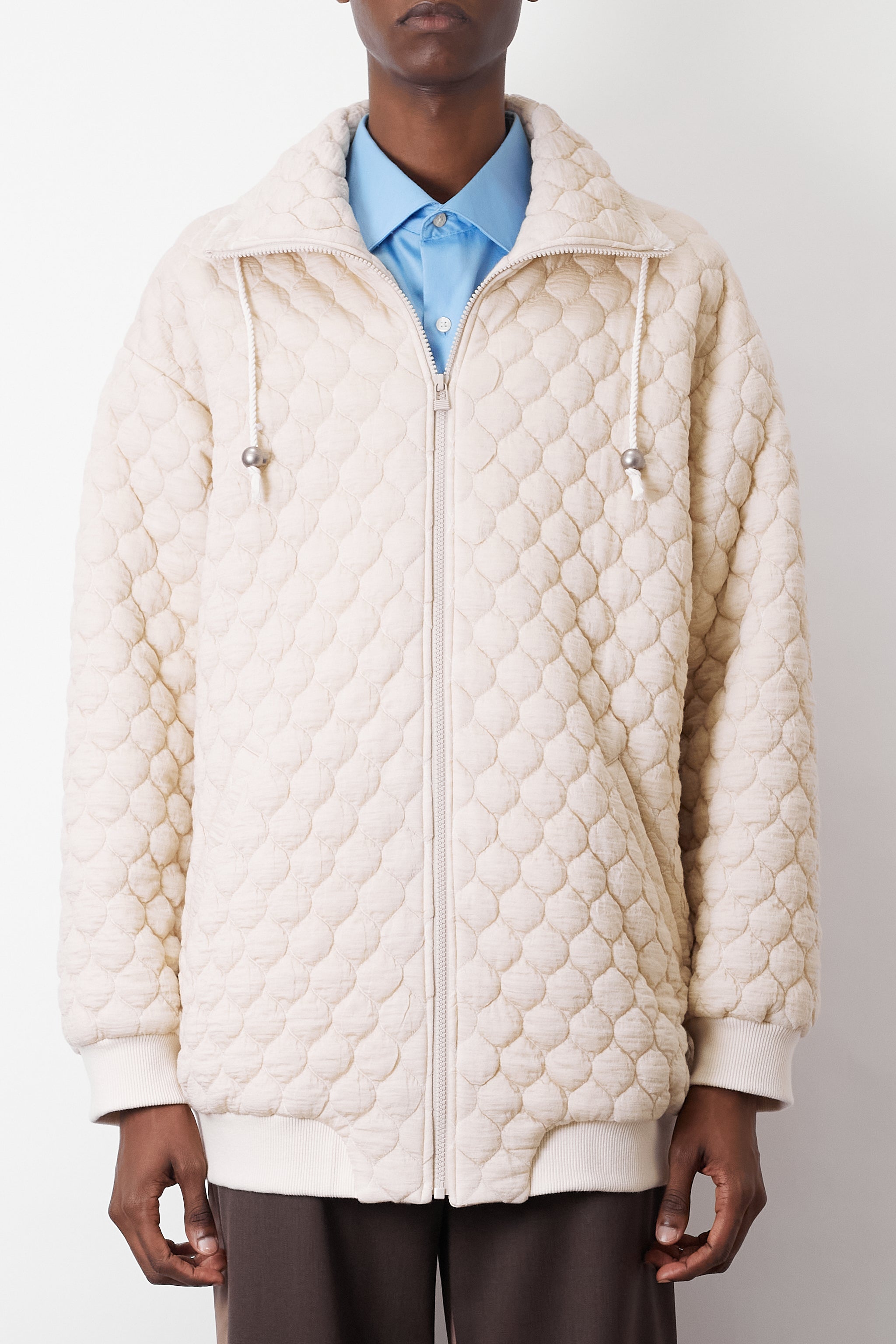 ABELIA EDOWARD GOUCHA QUILTING KNIT COAT – DISSONANCE