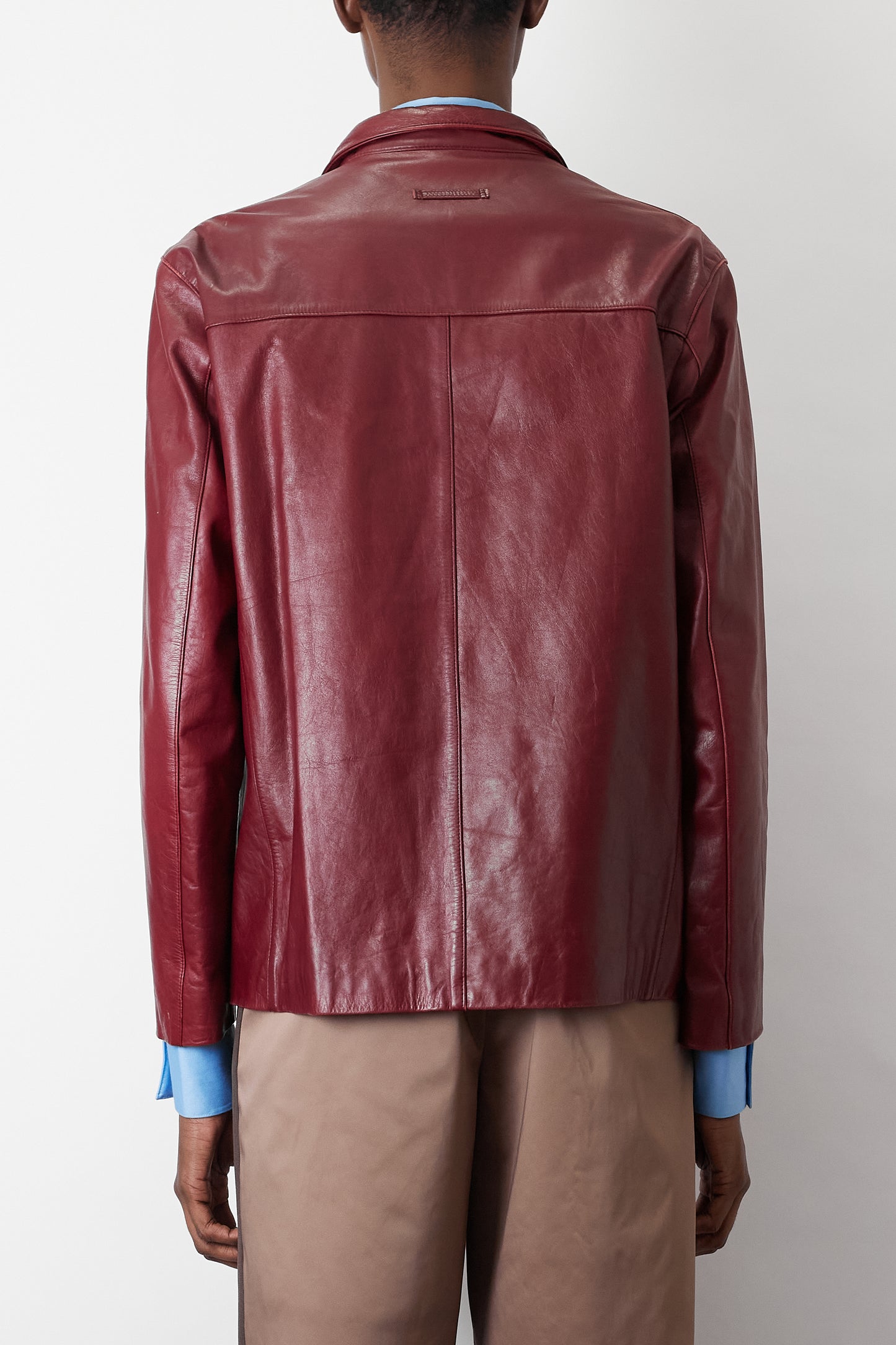 GAULTIER HOMME SINGLE LEATHER JACKET