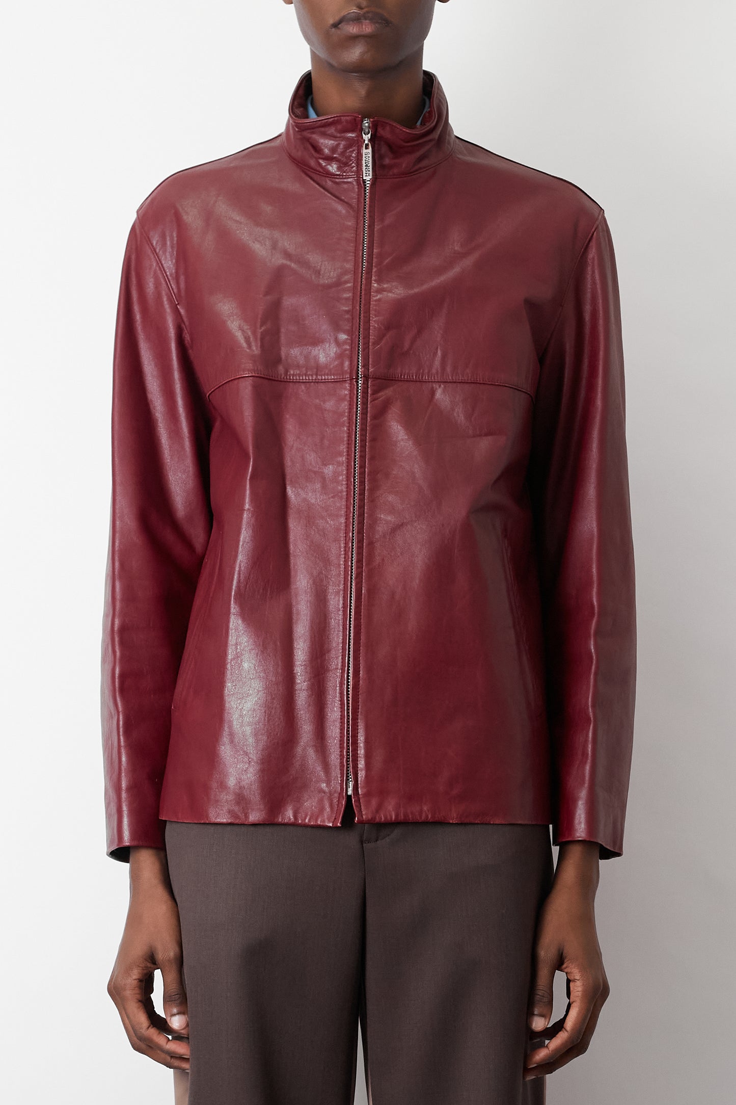 GAULTIER HOMME SINGLE LEATHER JACKET