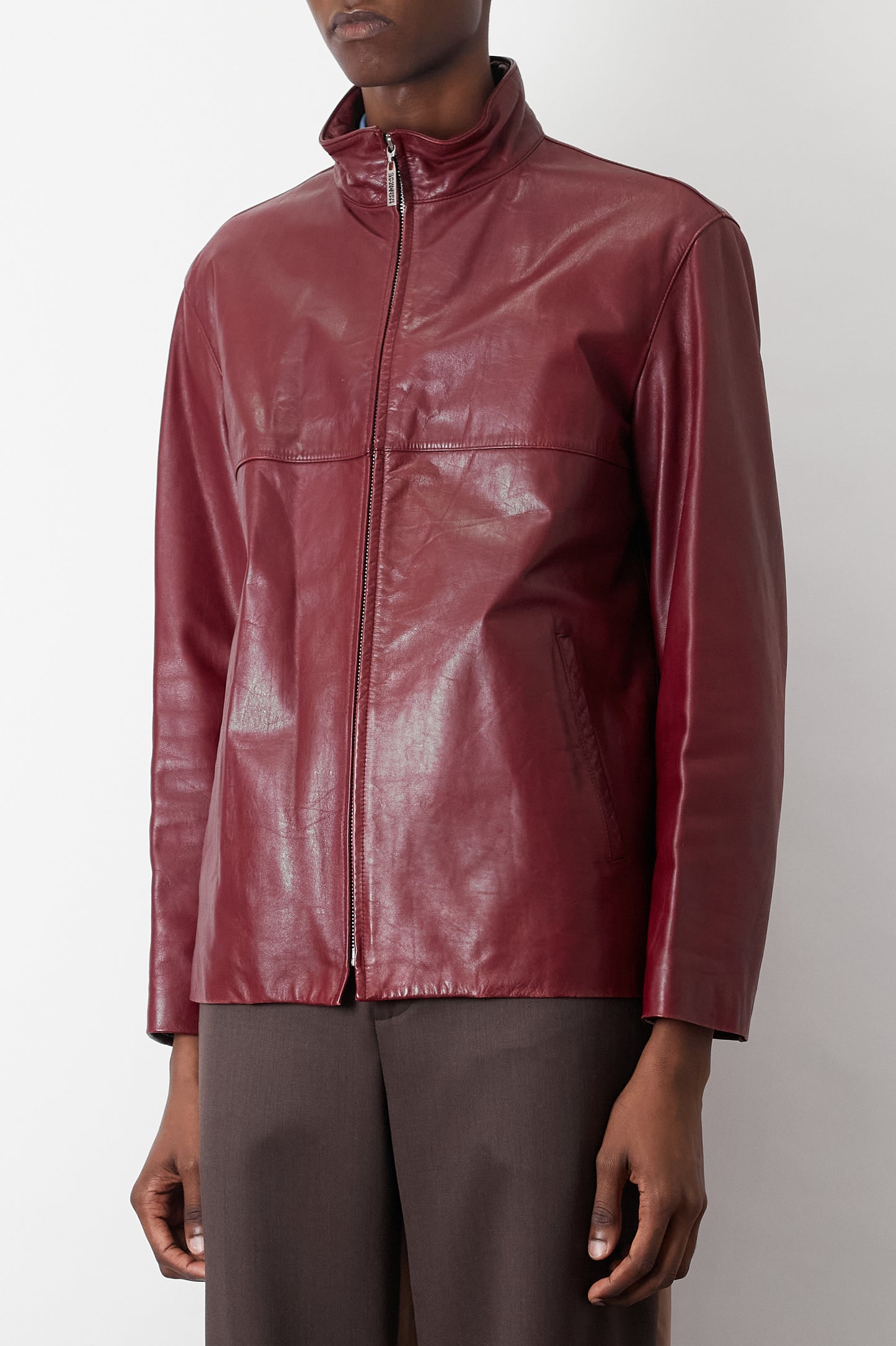 GAULTIER HOMME SINGLE LEATHER JACKET