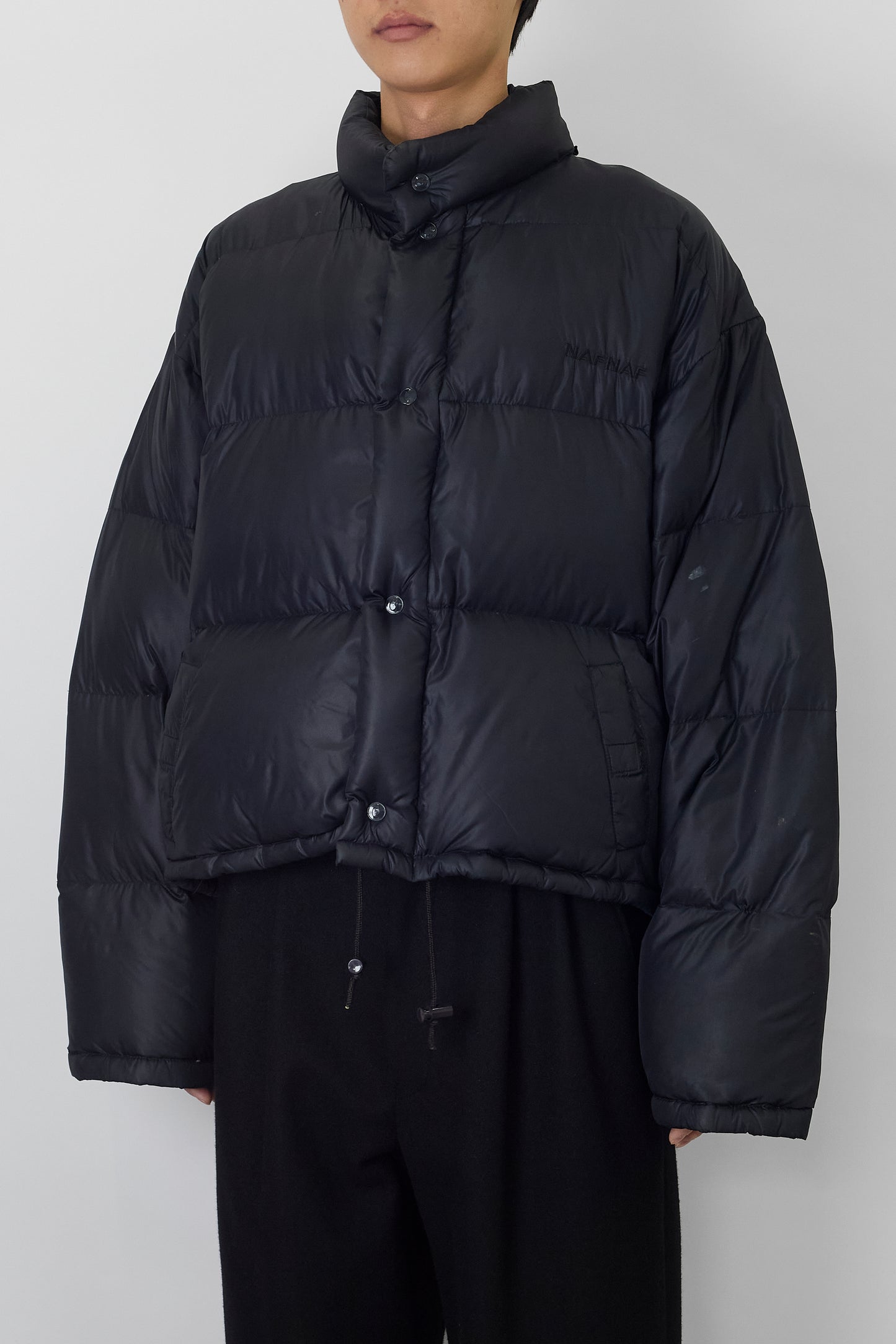 NAF NAF BLACK SHORT DOWN JACKET