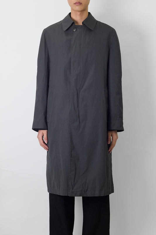 CHRISTIAN DIOR FADED BLACK LONG COAT MADE IN USA