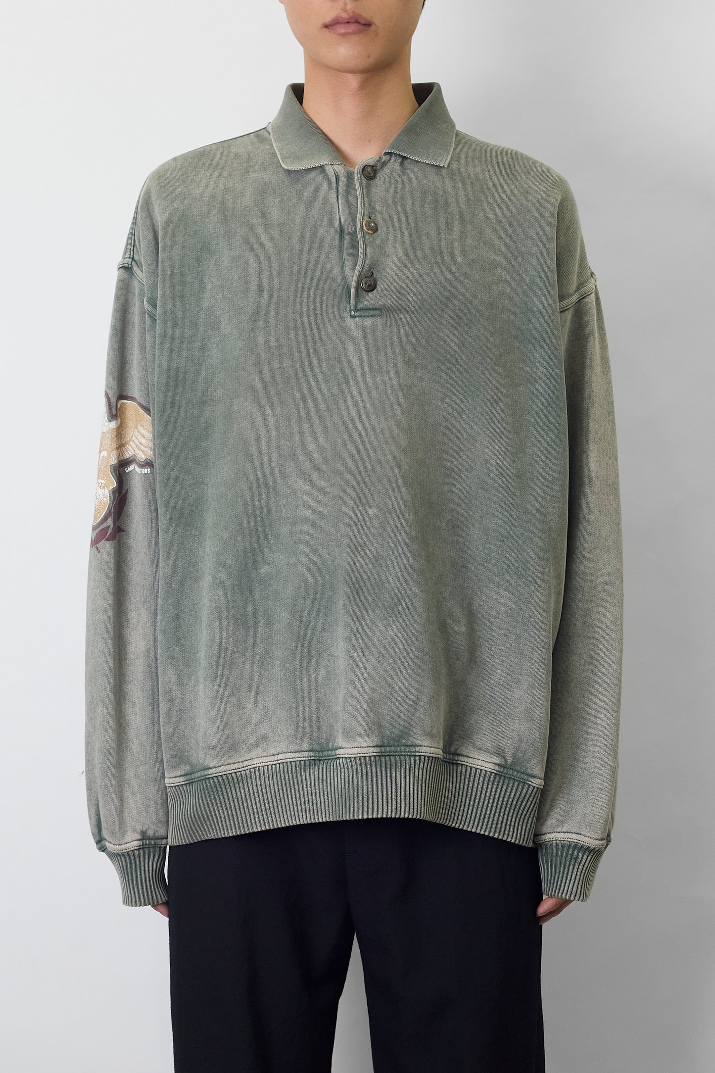 ARMANI JEANS DESIGNED KAKHI SWEAT SHIRT