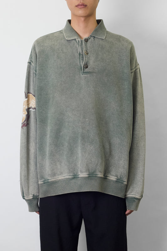 ARMANI JEANS DESIGNED KAKHI SWEAT SHIRT