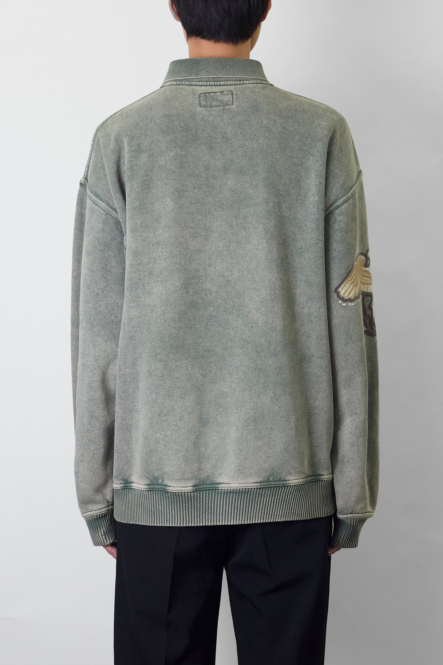 ARMANI JEANS DESIGNED KAKHI SWEAT SHIRT