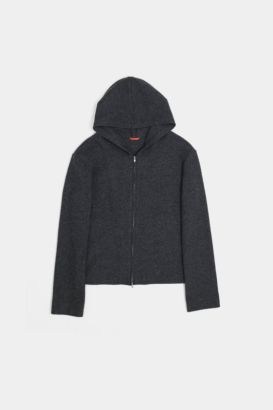NTRUL MODERN KNIT HOODIE GRAY