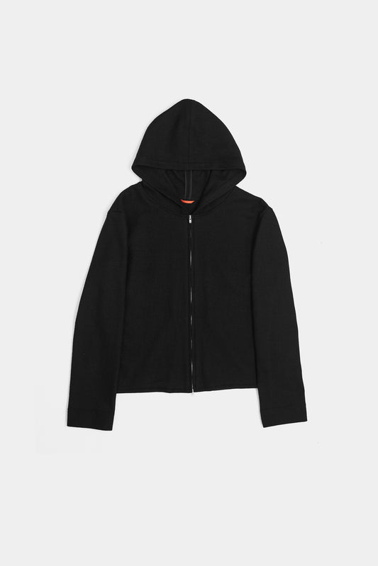 NTRUL MODERN KNIT HOODIE BLACK