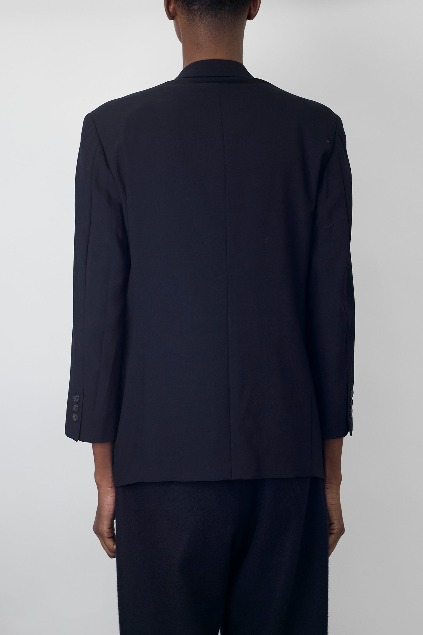 A.A.R BY YOHJI YAMAMOTO NAVY WOOL TAILORED JACKET