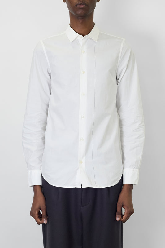 JIL SANDER BY RAF SIMONS WHITE CLASSIC SHIRT MADE IN ITALY