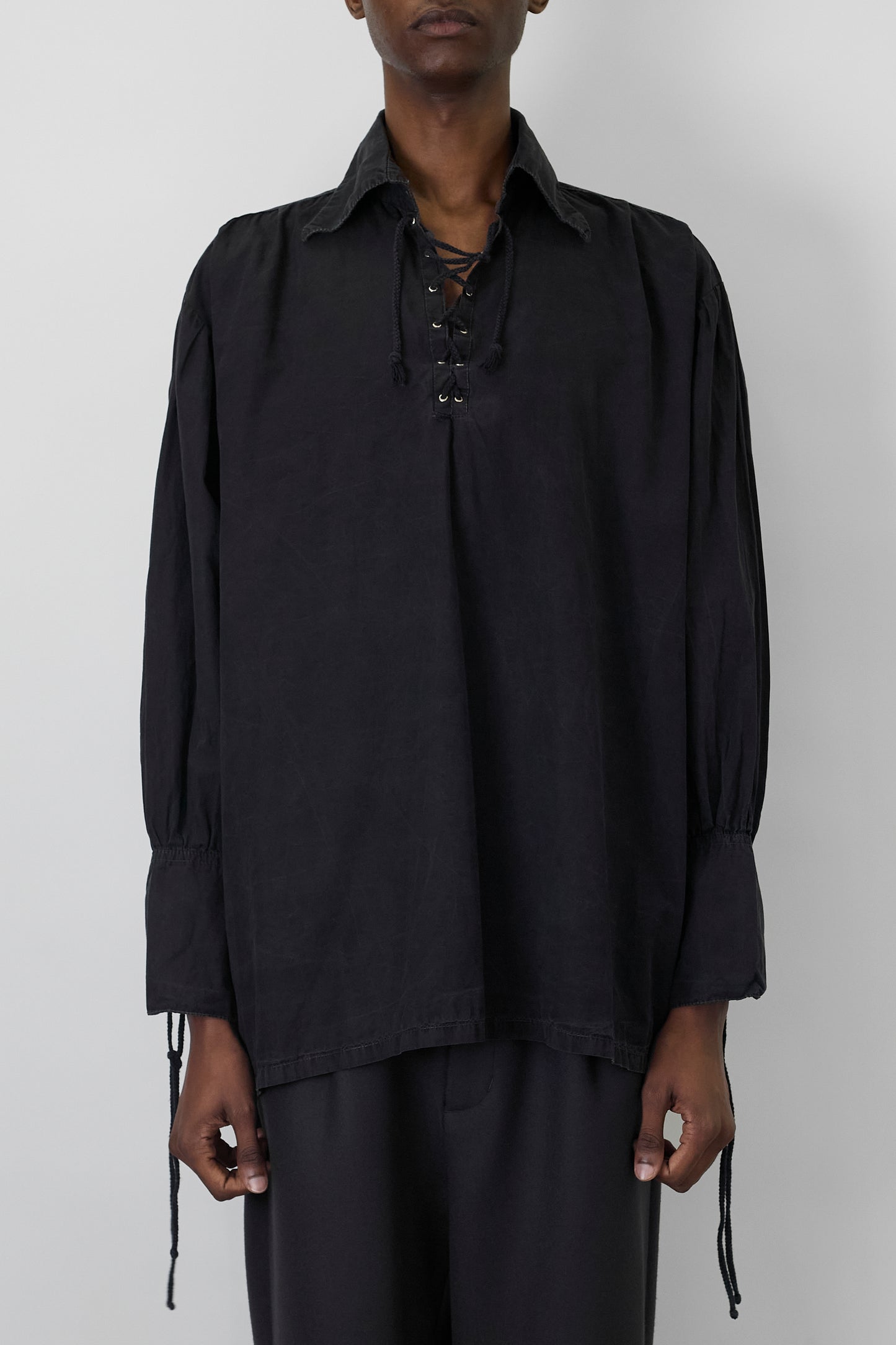 INTER MODEN DESIGNED BLACK SHIRT MADE IN GERMANY