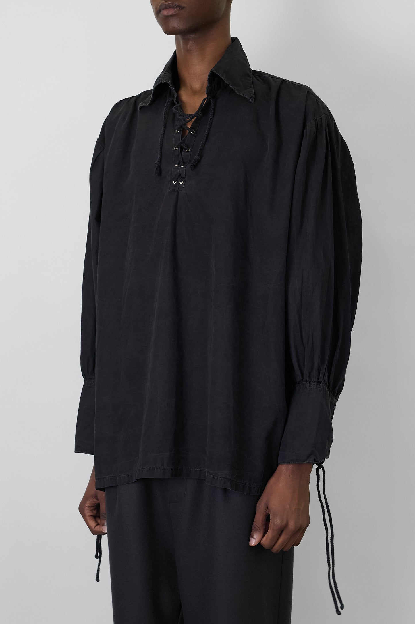 INTER MODEN DESIGNED BLACK SHIRT MADE IN GERMANY