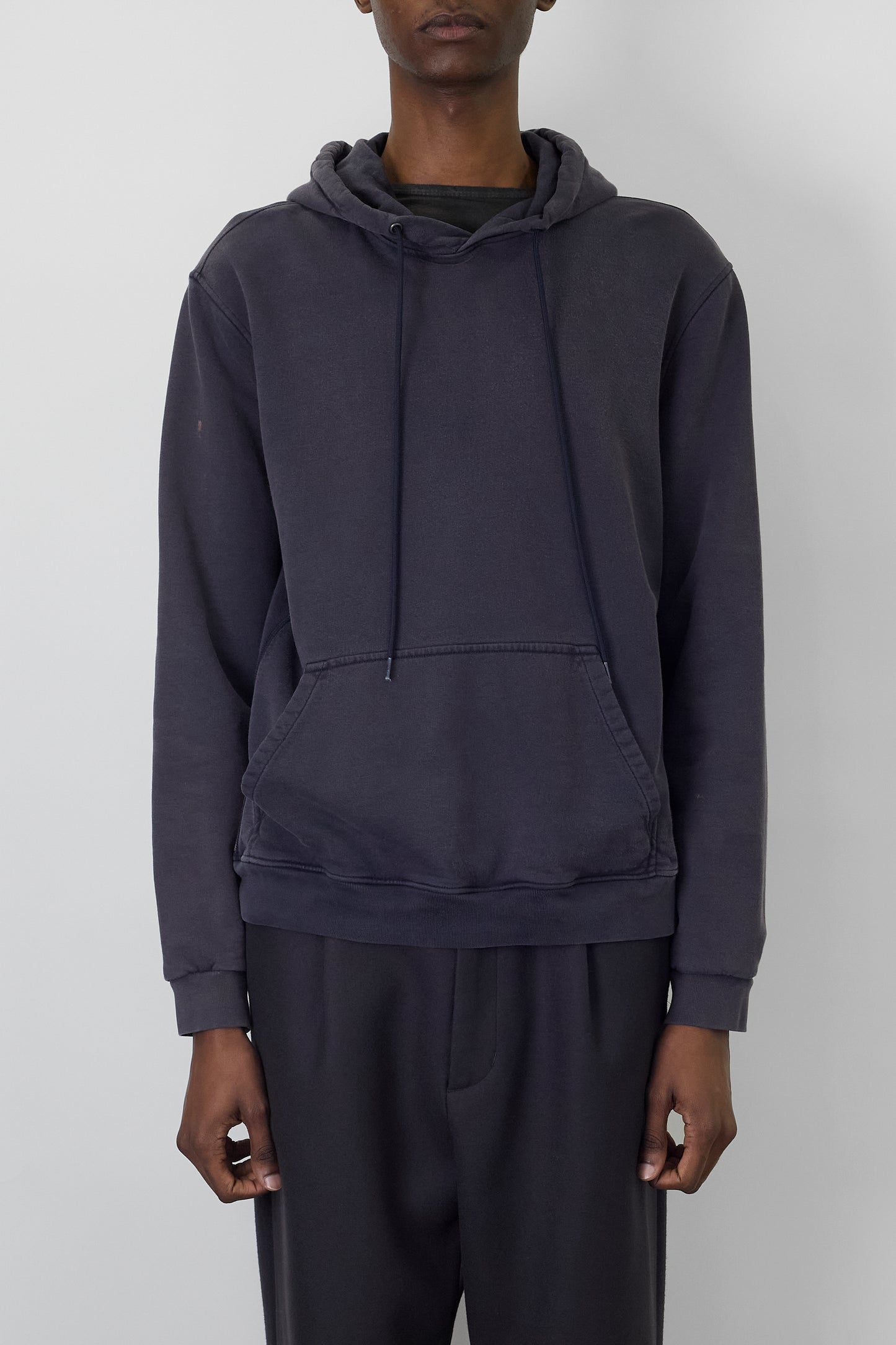 PRADA BLACK NAVY HOODIE MADE IN ROMANIA