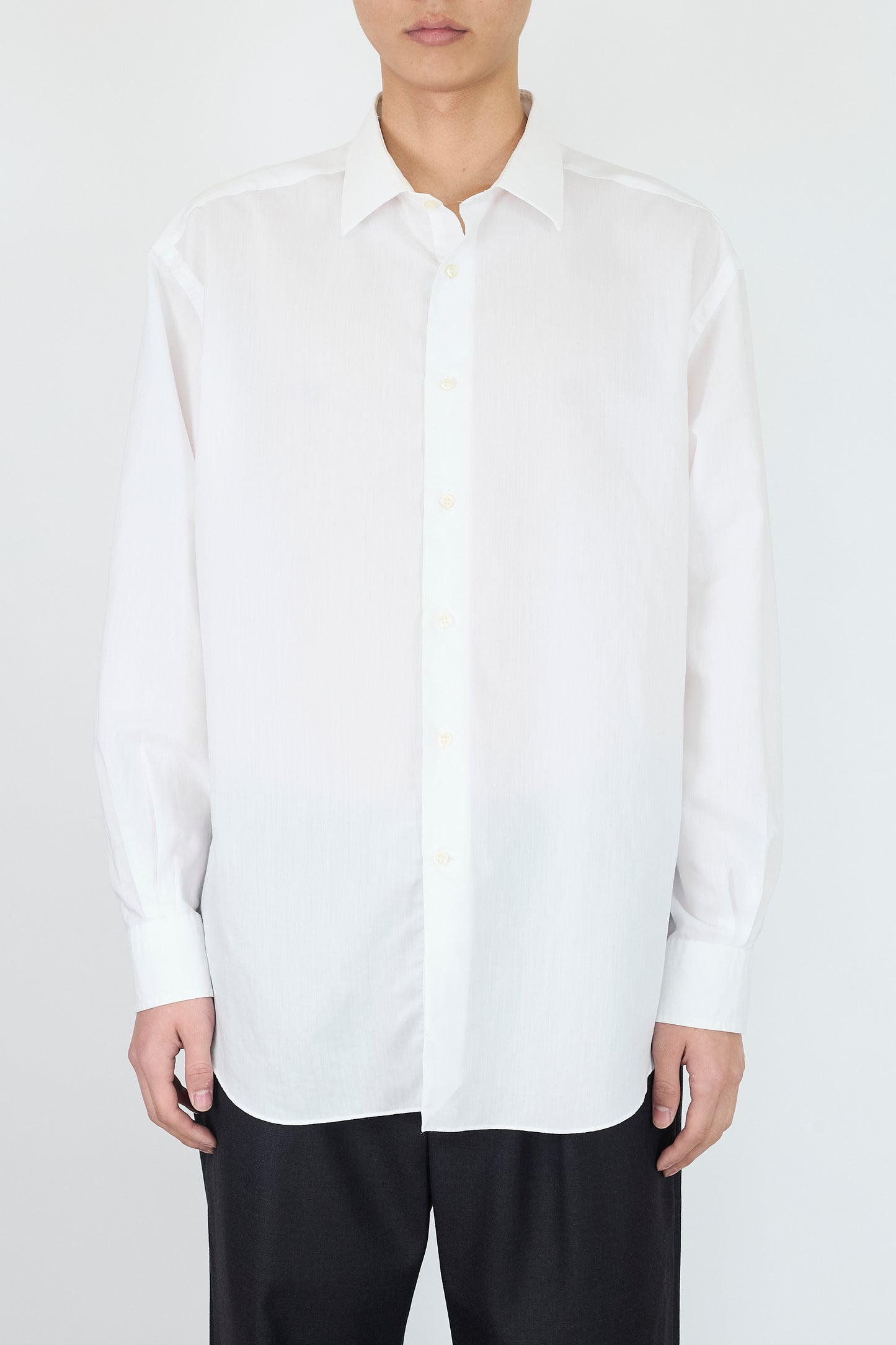 ERMENEGILDO ZEGNA WHITE SHIRT MADE IN SPAIN