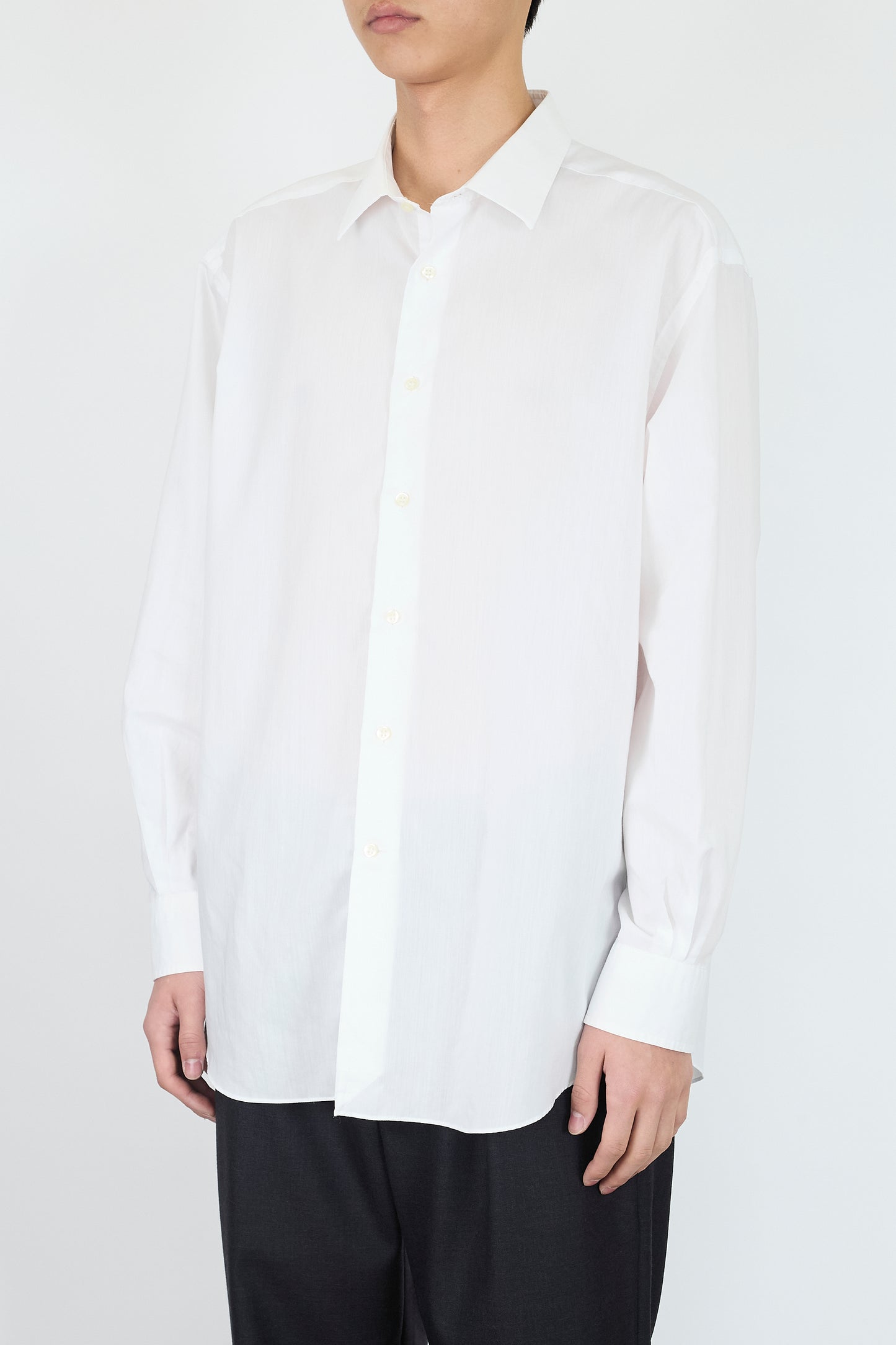 ERMENEGILDO ZEGNA WHITE SHIRT MADE IN SPAIN
