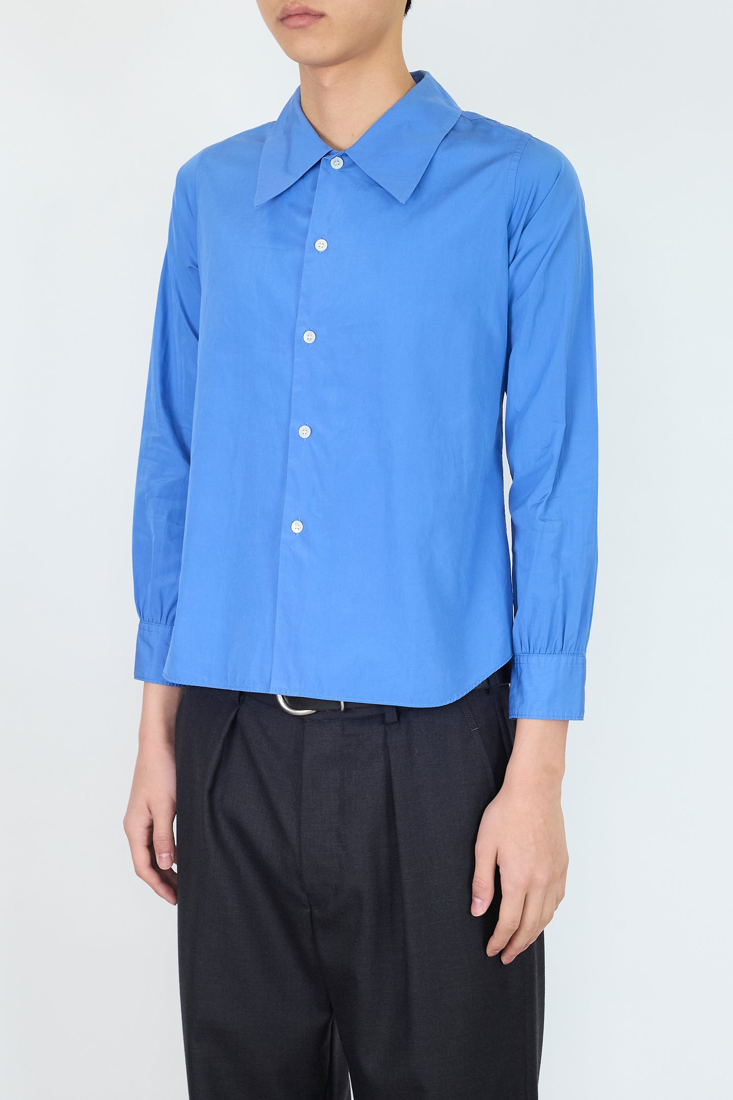 JUNYA WATANABE MAN PINK SKY BLUE SHORT SHIRT
