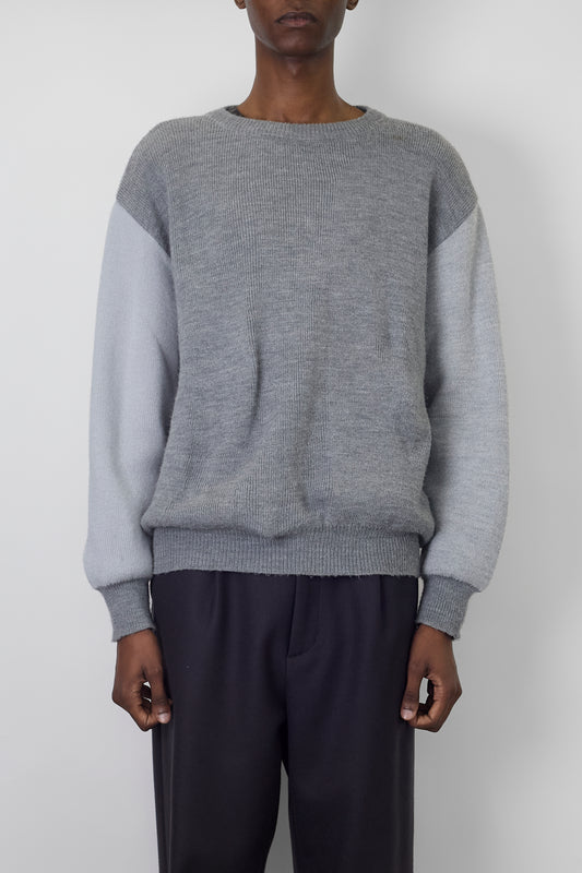 COMME DES GARCONS SHIRT DESIGNED GRAY KNIT