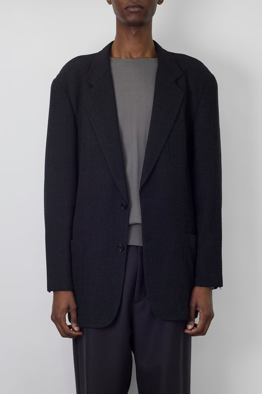 CHRISTIAN DIOR GRAY TAILORED JACKET MADE IN ITALY