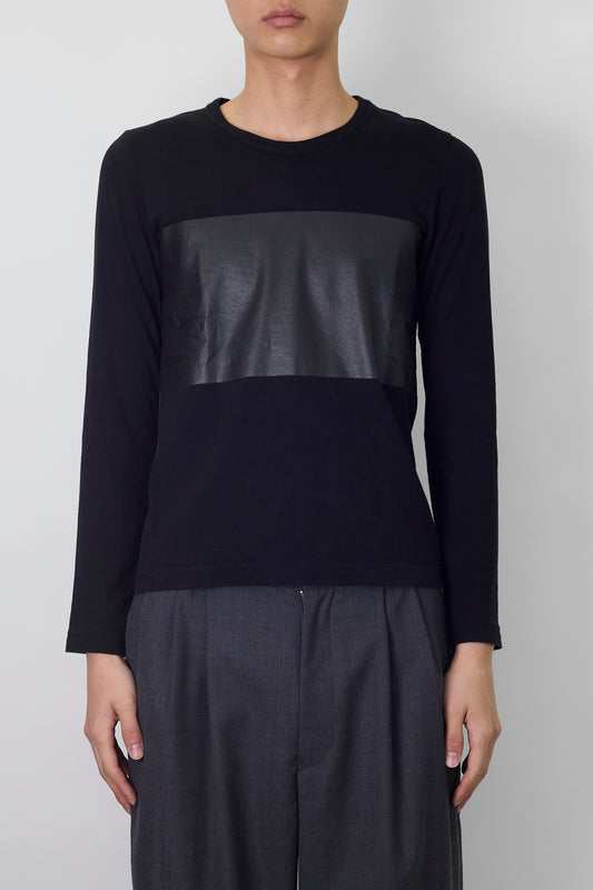 COMME DES GARCONS DESIGNED BLACK LONG SLEEVE SHIRT