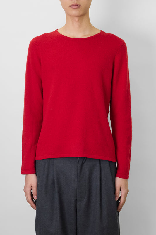 VINTAGE RED CASHMERE KNIT