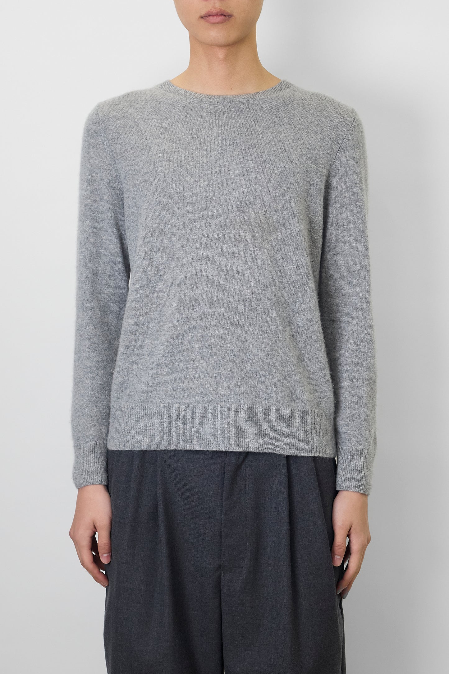 VINTAGE LIGHT GRAY CASHMERE KNIT
