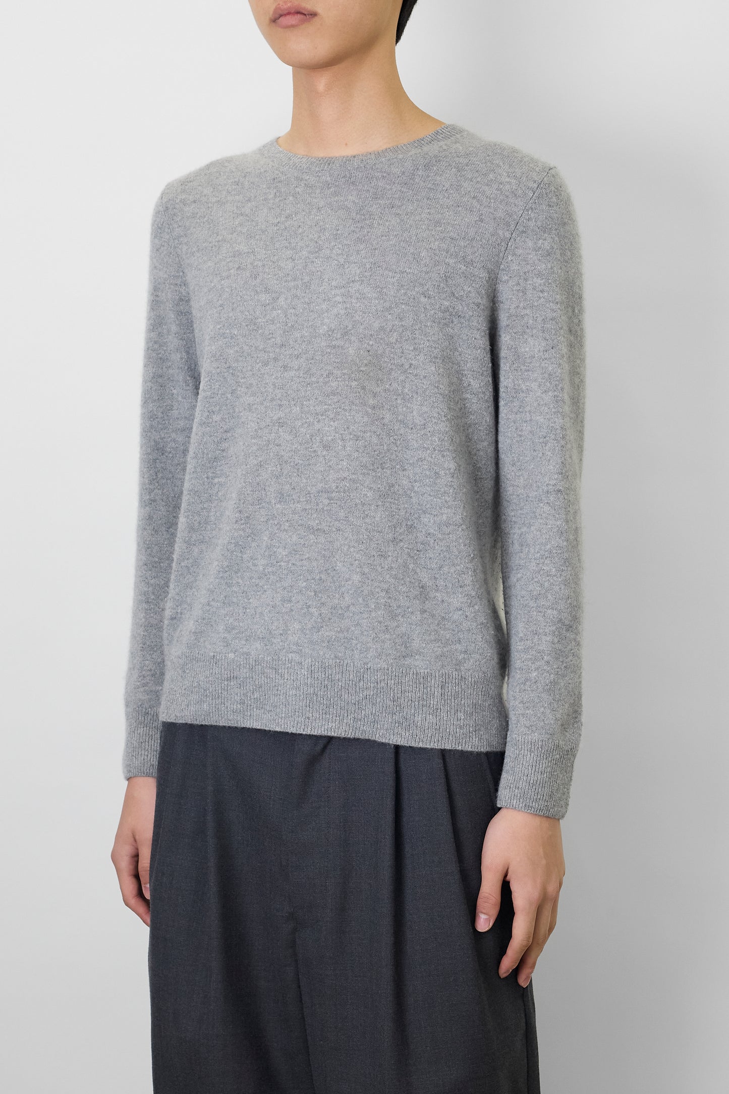VINTAGE LIGHT GRAY CASHMERE KNIT