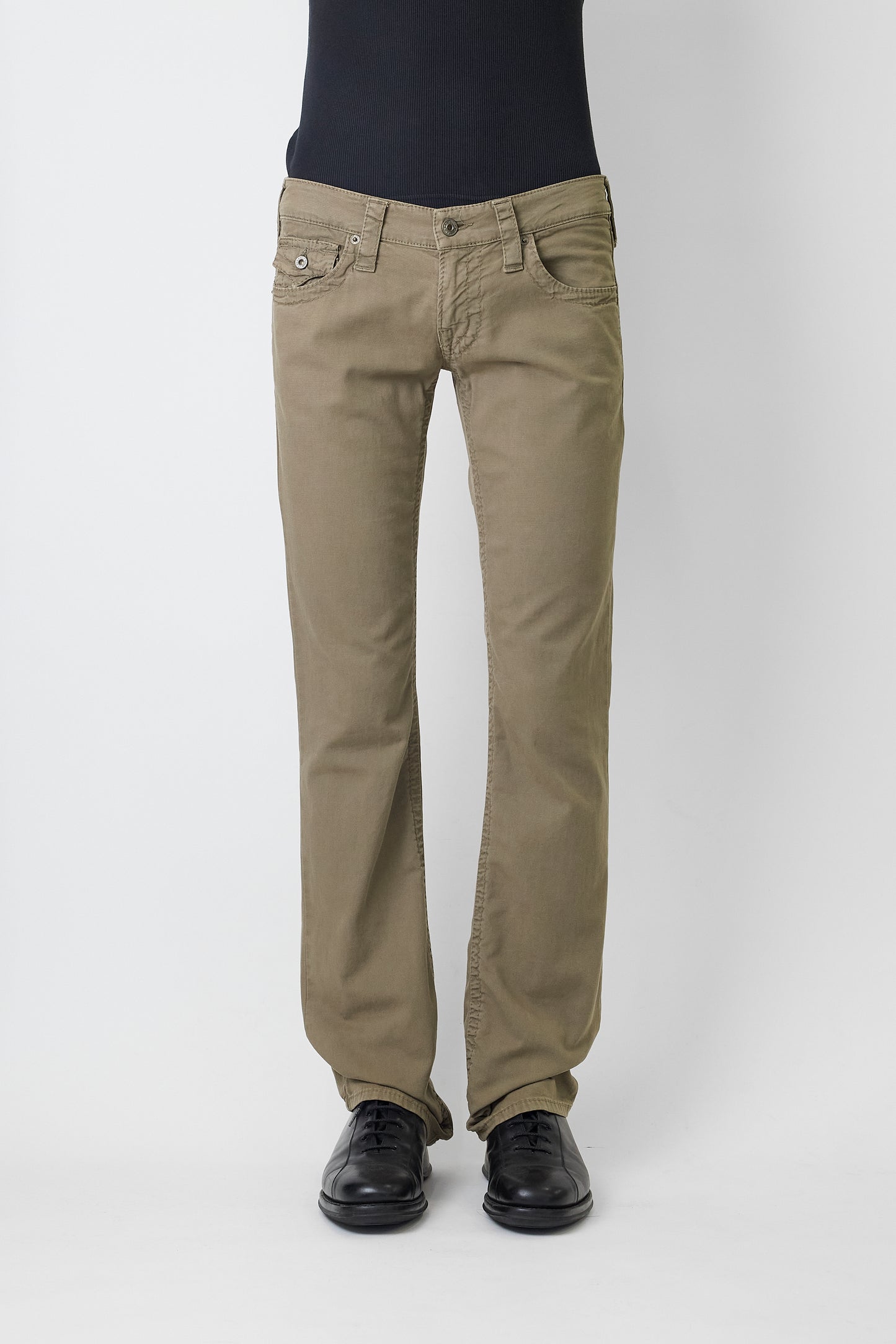 ARMANI JEANS KHAKI SKINNY PANTS MADE IN TUNISIA