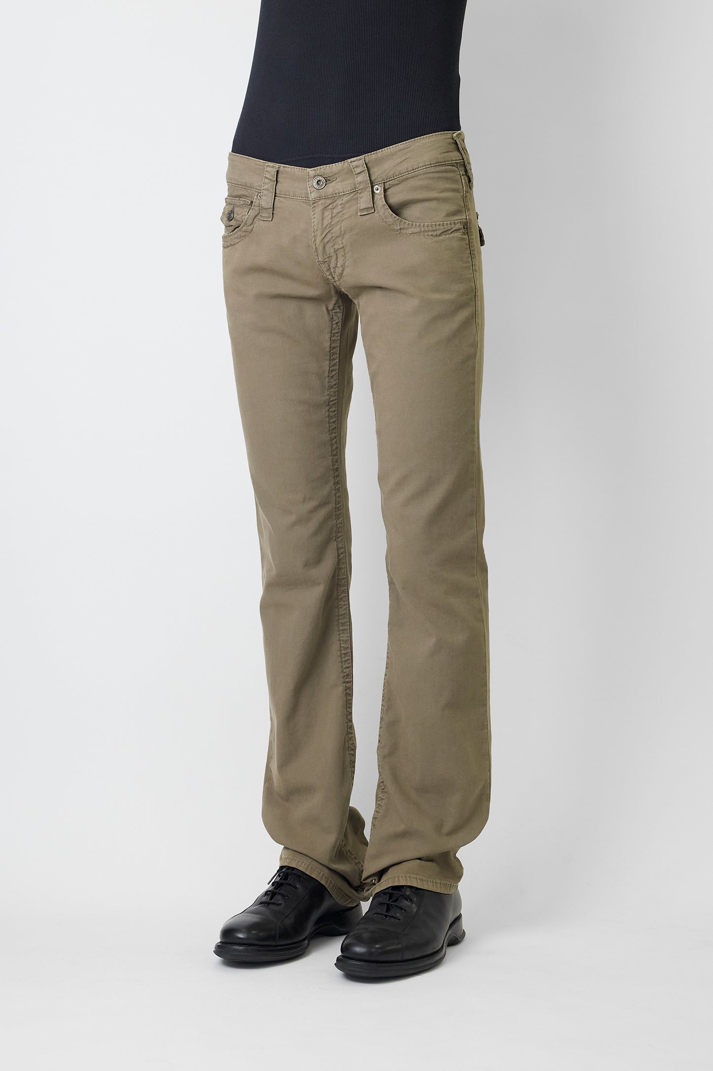 ARMANI JEANS KHAKI SKINNY PANTS MADE IN TUNISIA