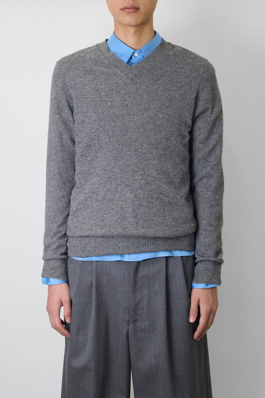 VINTAGE GRAY CASHMERE KNIT MADE IN ITALY