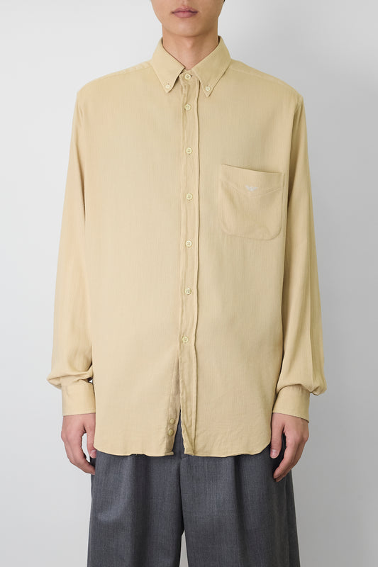 EMPORIO ARMANI BEIGE CLASSIC SHIRT MADE IN ITALY