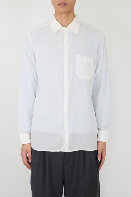 YVES SAINT LAURENT WHITE CLASSIC SHIRT MADE IN FRANCE