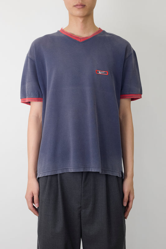 NIKE DESIGNED FADED NAVY T SHIRT MADE IN GREECE