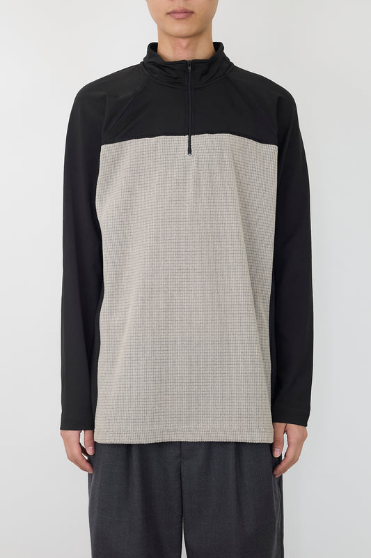 OAKELY FOR SAMPLE DESIGNED BLACK GRAY LONG SLEEVE SHIRT