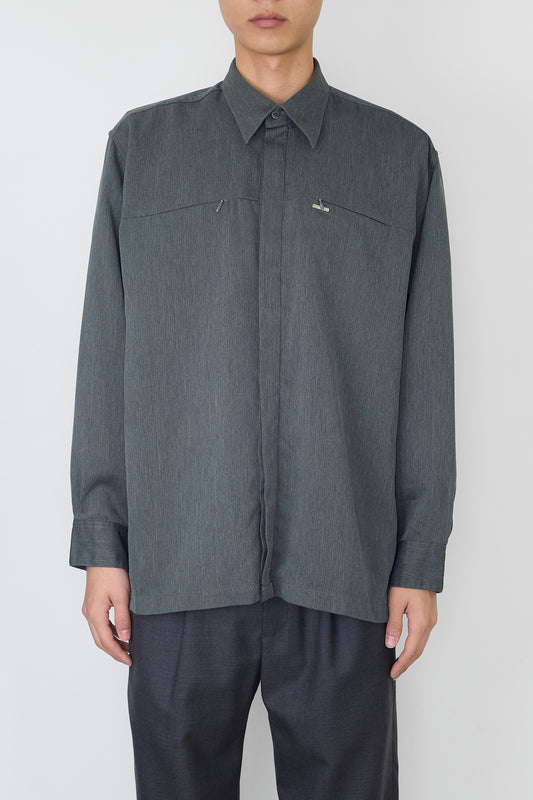 VINTAGE GRAY TECH WIDE SHIRT