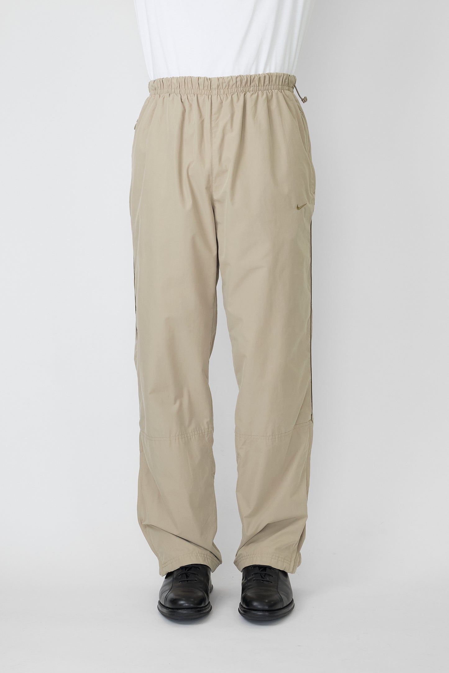 NIKE DESIGNED BEIGE TECH WIDE PANTS