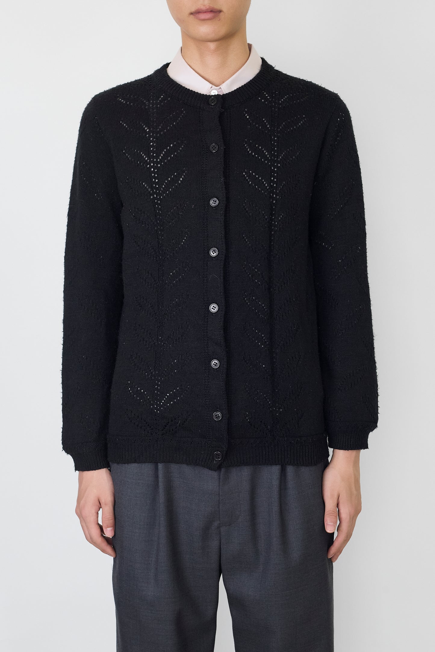 VINTAGE DESIGNED BLACK SHORT KNIT